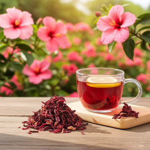 Hibiskus (kwiat malwy sudańskiej) 