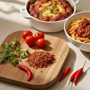 Pomidory z oregano i chili (bez soli) 