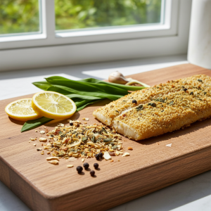 Cytrynowa do ryb z czosnkiem niedźwiedzim 