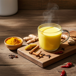 Złote mleko z cynamonem cejlońskim