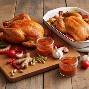 Złoty kurczak  z pomidorem 