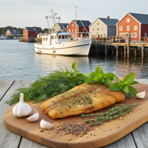 Do ryb koperkowo-miętowa 