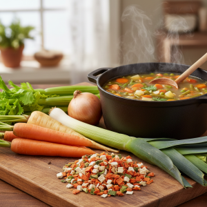 Warzywa suszone kostka (bez soli)