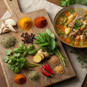 Zioła zamiast soli do zup (bez soli) 