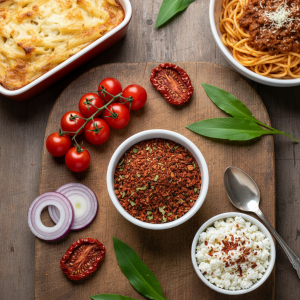 Pomidory z cebulą i czosnkiem niedźwiedzim (bez soli) 